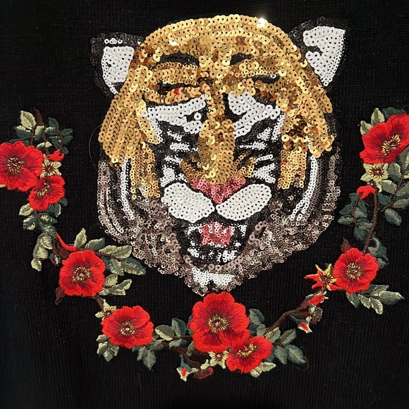 Tiger sequin sweater - Picture 2 of 2